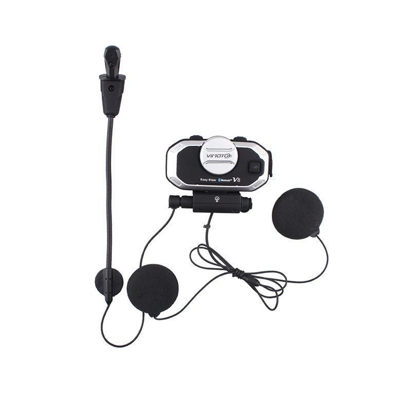 Vimoto V8 мотоциклетный шлем домофон мотоцикл беспроводной bluetooth водонепроницаемый гарнитура BT переговорные+ мягкие наушники