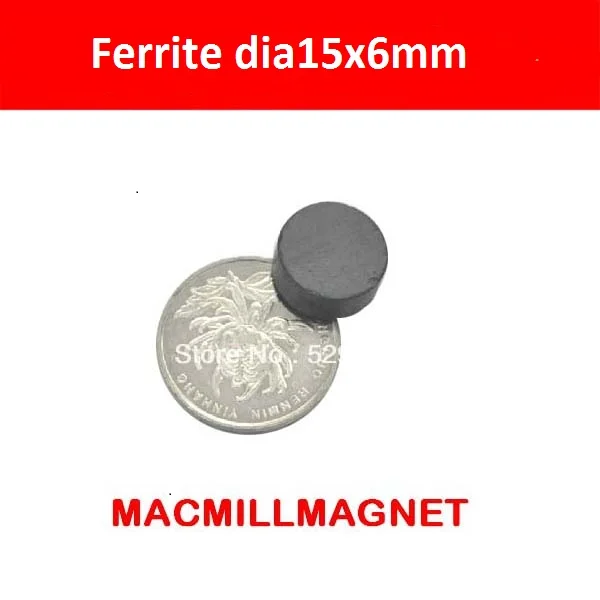 30 шт. ферритовый магнитный диск Dia15x4mm общие Постоянные Магниты Ферритовые