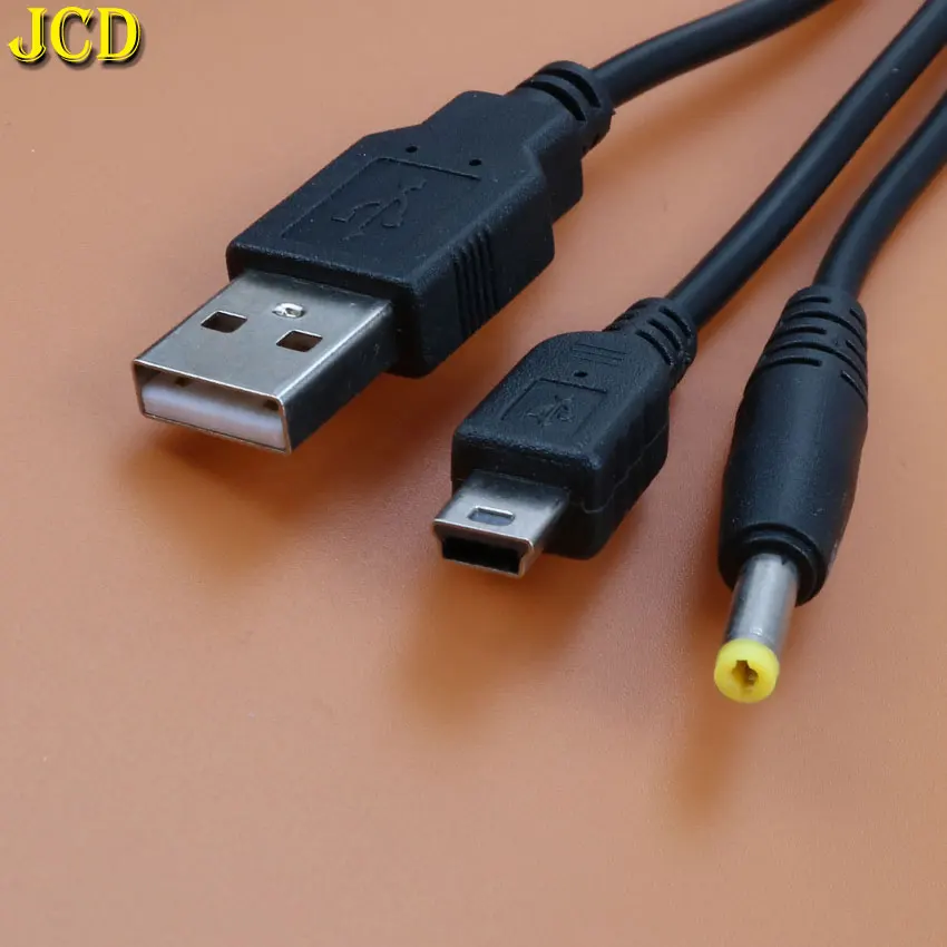 JCD 1 шт. 2 в USB зарядный кабель для PSP 1000 2000 3000 передачи данных питания игровой