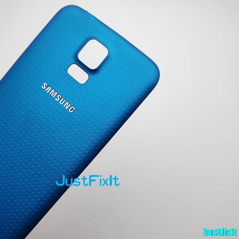 Замена крышки батареи для SAMSUNG Galaxy S5 G900F G900A G900P Задняя крышка Дверь стеклянная