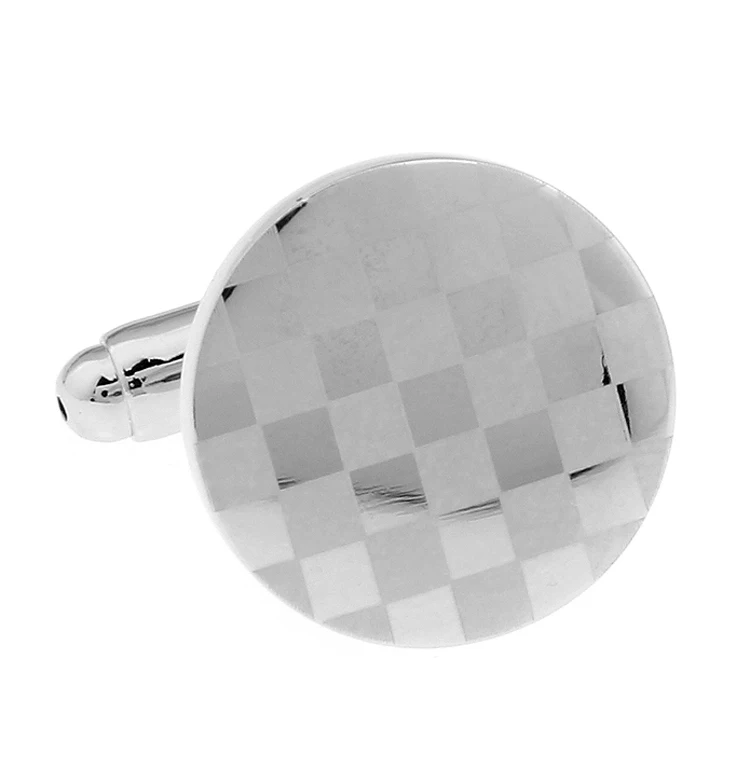 Высококачественные мужские дизайнерские запонки iGame из меди гладкие круглые с
