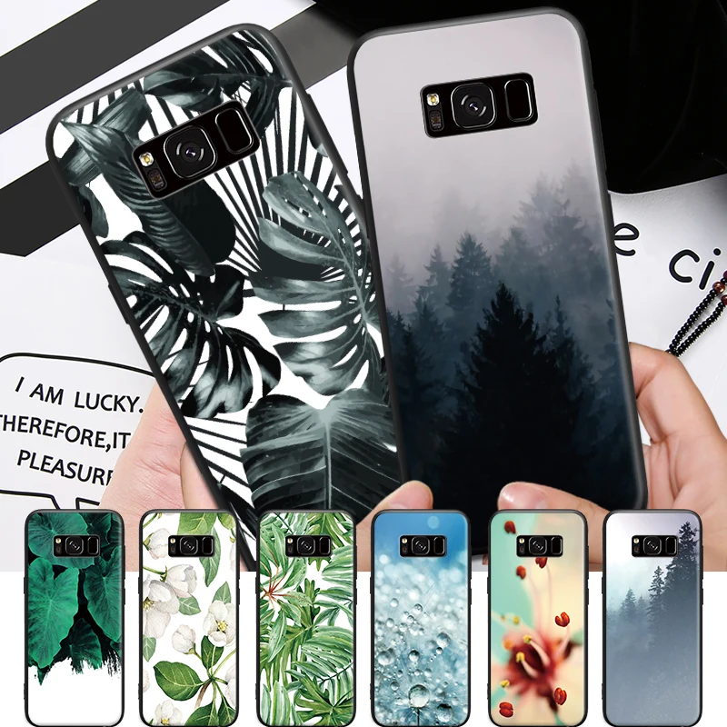 Жесткий чехол для телефона Monstera Plant Leaves с узором Xiaomi A1 5X RedMi 4A 4X 5 Plus Huawei Honor 6X 7X P8 P9 P10