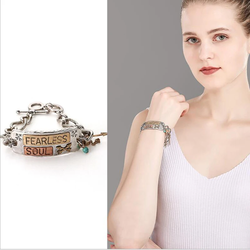 Цепочка шарм Женская из металлического сплава в этническом стиле|bracelets for|bracelets for
