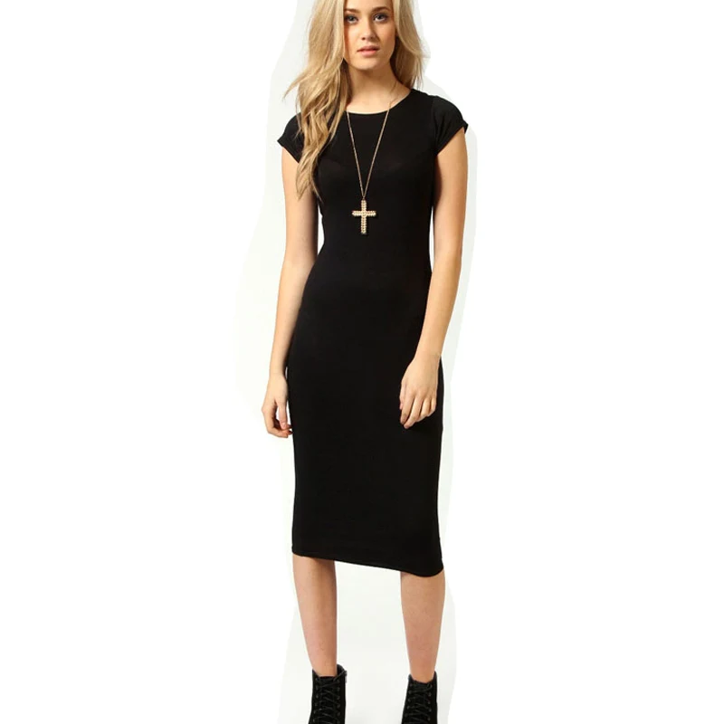Sexy Black Dress Slimming Tight Dress 