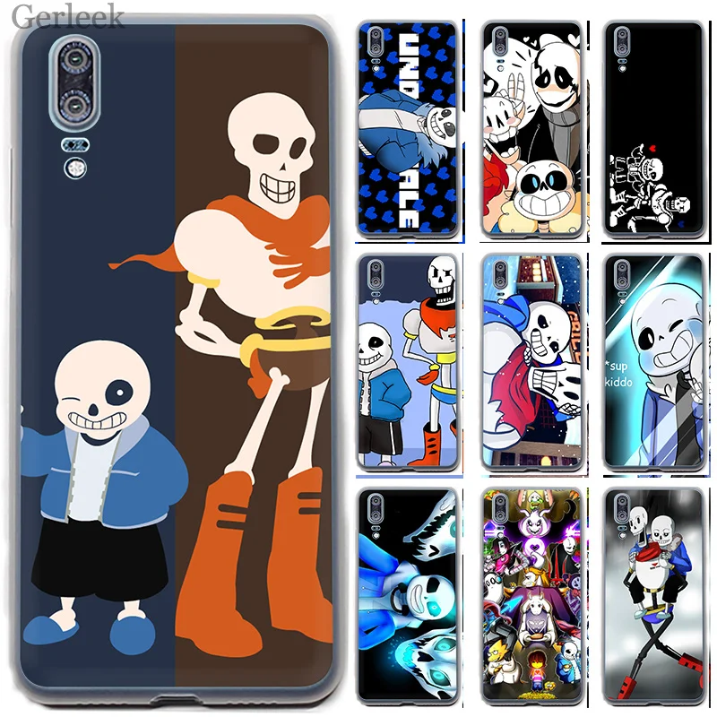 Чехол для телефона Папирус из андертейл Санс Huawei P8 P9 P10 P20 Pro Lite 2015 2016 2017 P Smart Soft TPU |