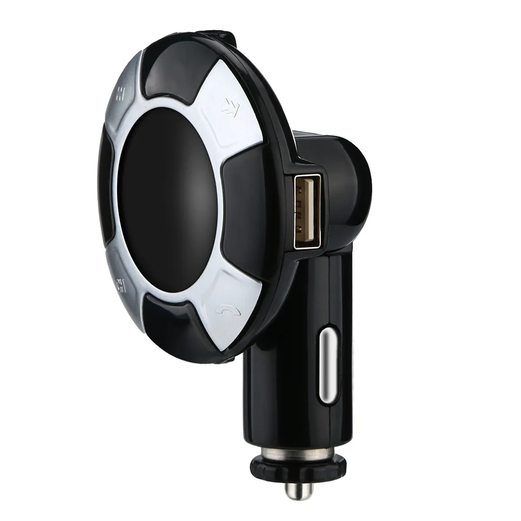 Car Auto Multifunction Hands-free Wireless mp3 Q7 2USB Charge LED MP3 Bluetooth FM Transmitter With MIC Vintage Radio h0127 | Автомобили и