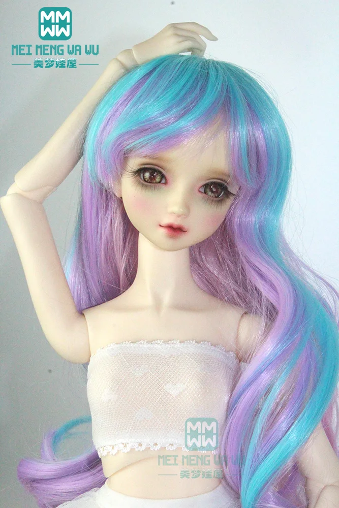 BJD аксессуары большие волнистые вьющиеся волосы для куклы 1/3 1/4 1/6 BJD/Кукла SD MSD
