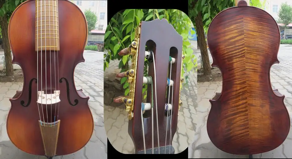 6 струнная виолончель Maestro 1/4 гитарная головка мощный звук #14137|cello brands|cello 1/4strings cello