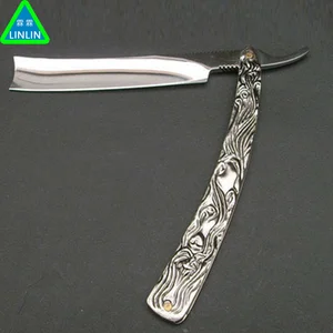 LinLin, классический дизайн, Мужская Профессиональная ручная бритва из нержавеющей стали, Парикмахерская бритва, складная бритва для салона, бритва для бороды, старая бритва