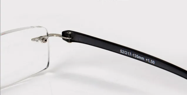 2015 Бренд дизайнер Старинные легкие Очки Без Оправы Кадров Мужчины Женщины моды