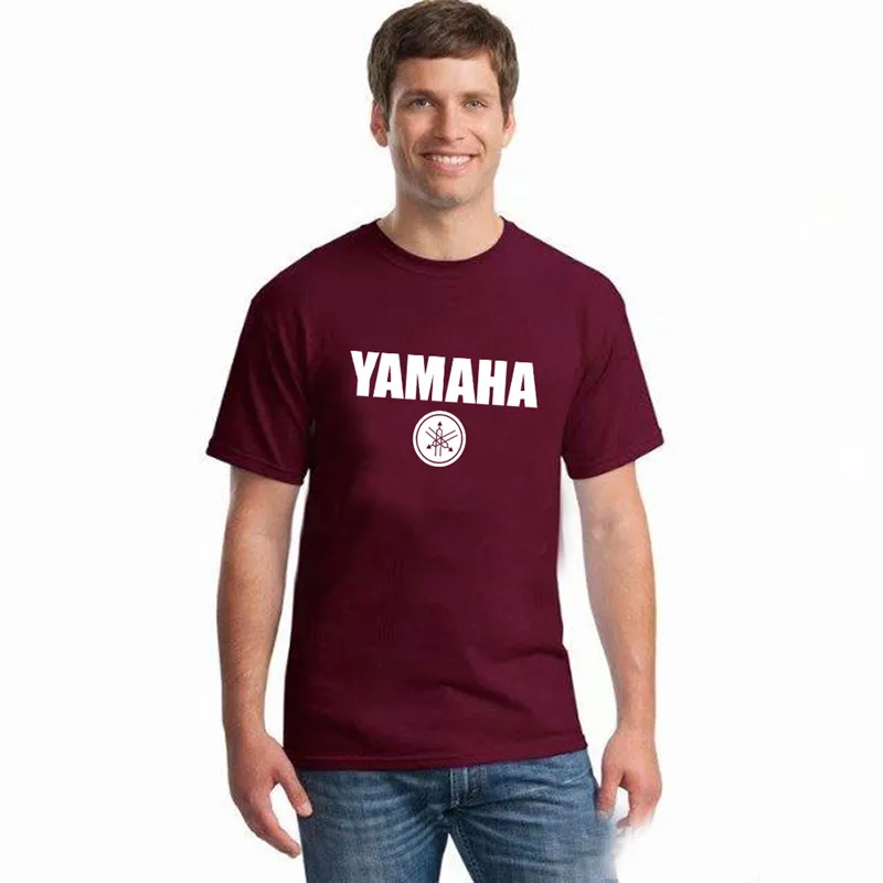 2019 новая брендовая одежда YAMAHA Мужская футболка Swag Хлопковая мужская с принтом Homme