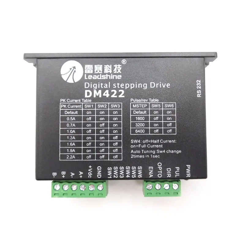 Leadshine контроллер шагового двигателя DM442 256 Драйвер 2 Фаза 4.2A DC18 36V соответствовать