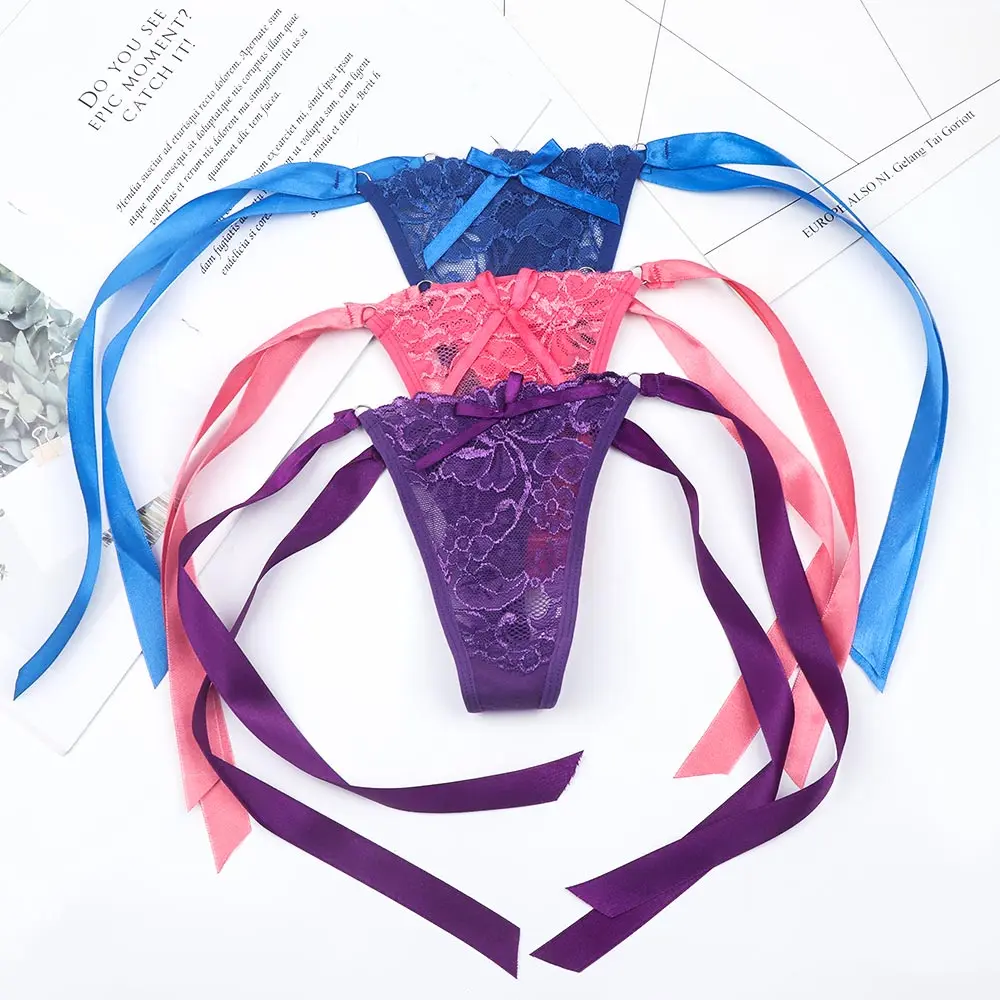 

Женские кружевные стринги, стринги с V-образным вырезом, нижнее белье, 2019