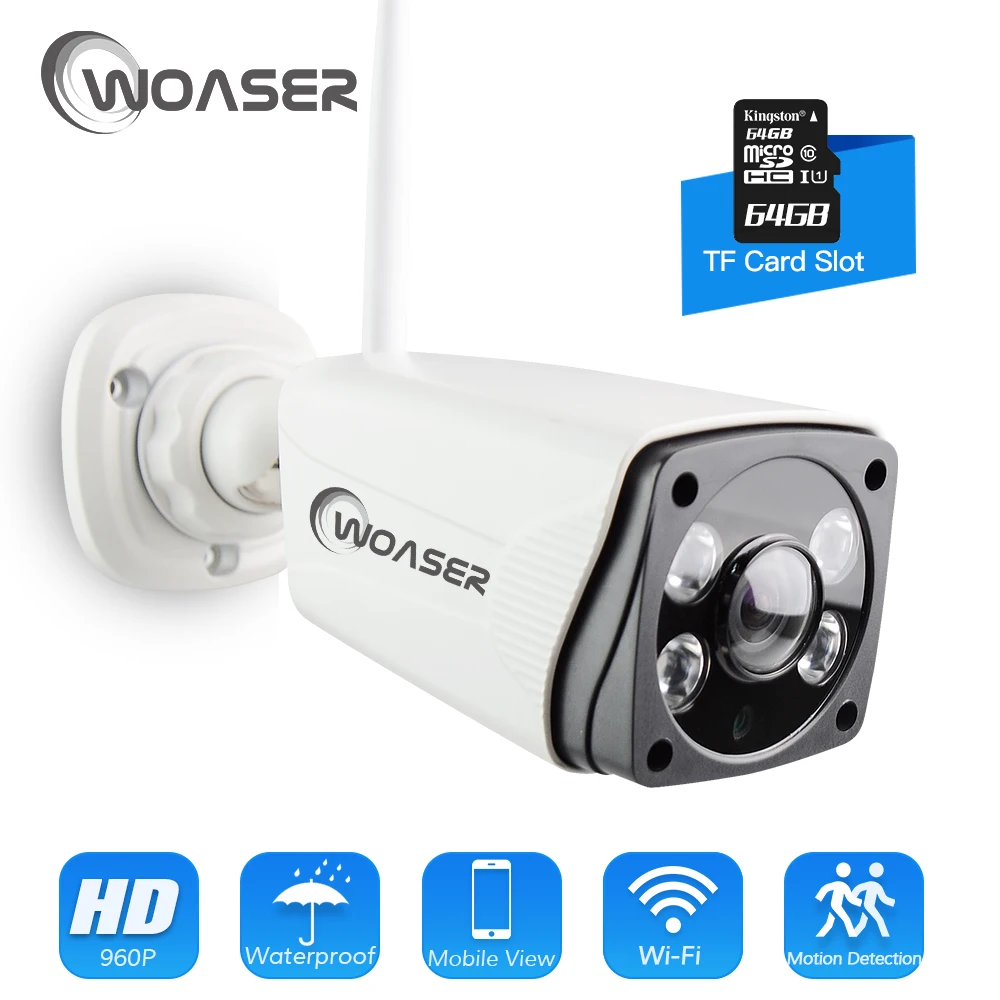 Woaser HD 1.3mp Fisheye IP Камера 360 градусов полный вид открытый Водонепроницаемый 1280x960