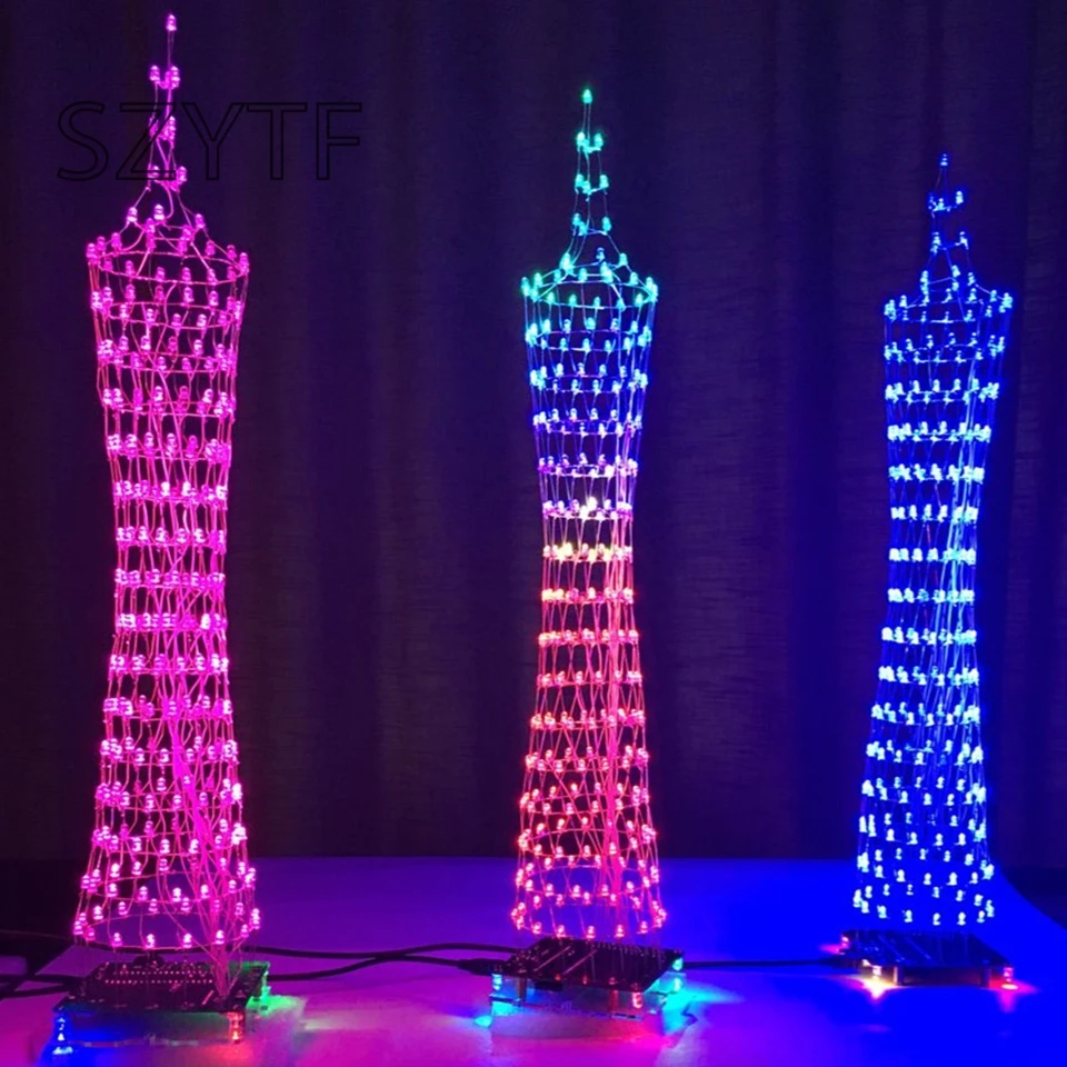 1 Набор guang zhou LED tower Rhythm лампа с инфракрасным пультом дистанционного управления