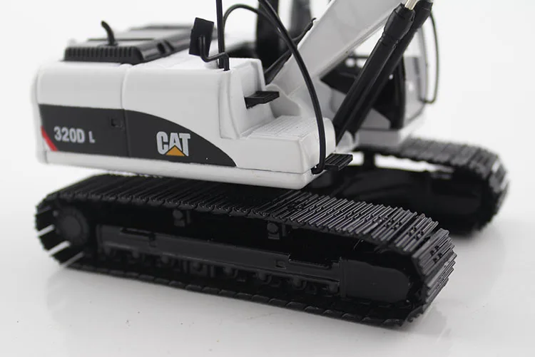 1:50 CAT320D гидравлический экскаватор с белыми игрушками