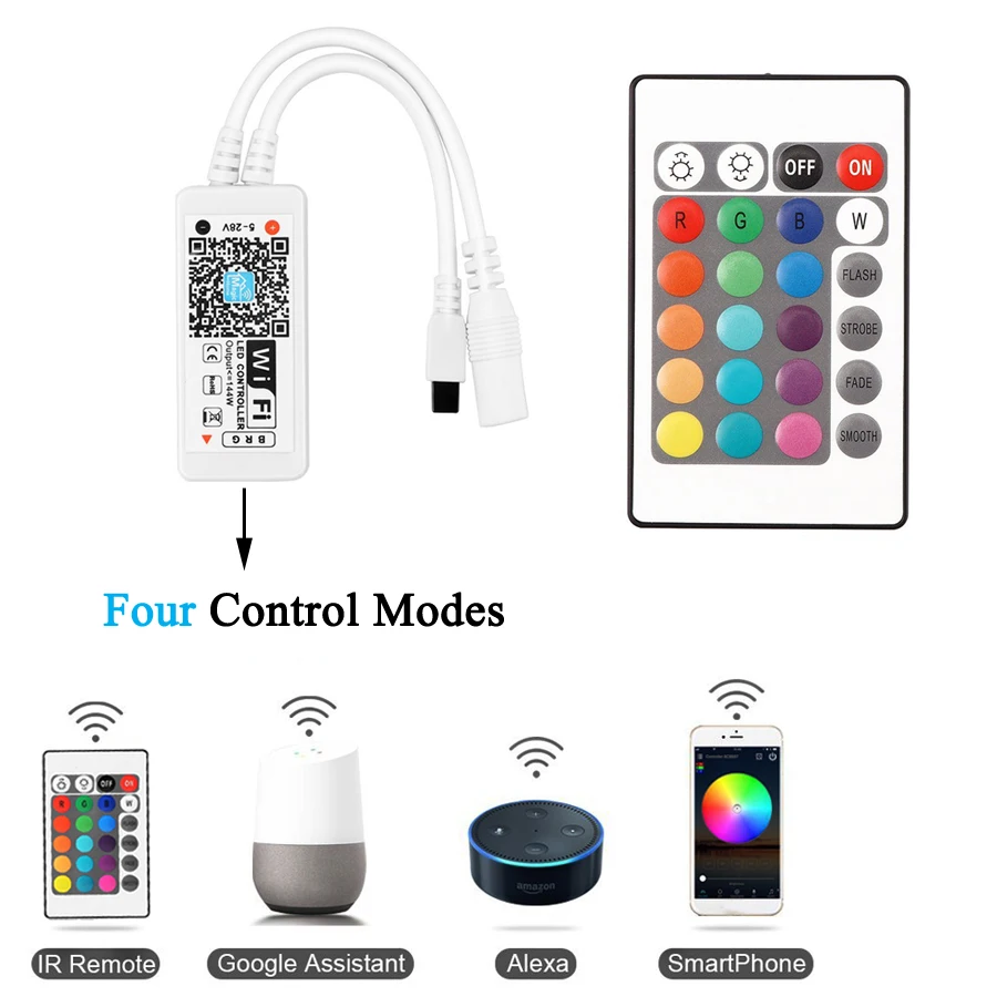 4,5 м RGB wifi светодиодный светильник 60 Светодиодный s/M светодиодная лента не Водонепроницаемая 2835 5050 DC12V гибкий светильник ing лента
