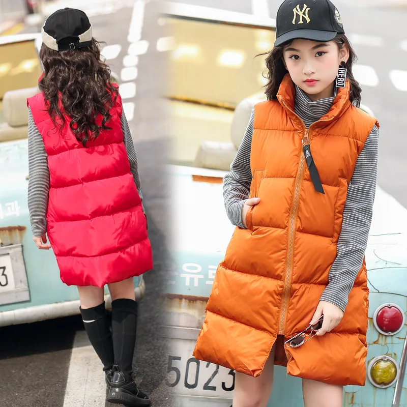 Детская верхняя одежда Модная для маленьких девочек жилет с хлопковой