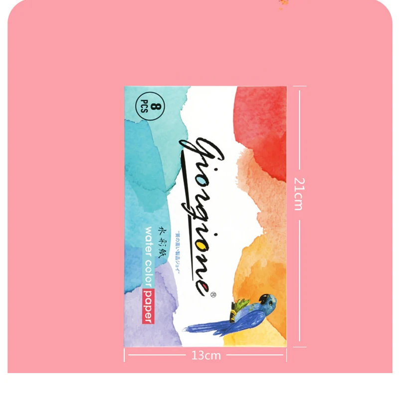 

32 открытых 8 листов чистой древесной массы бумага акварель этот переносная живопись скетч проект Студенческая Бумага для акварели набор