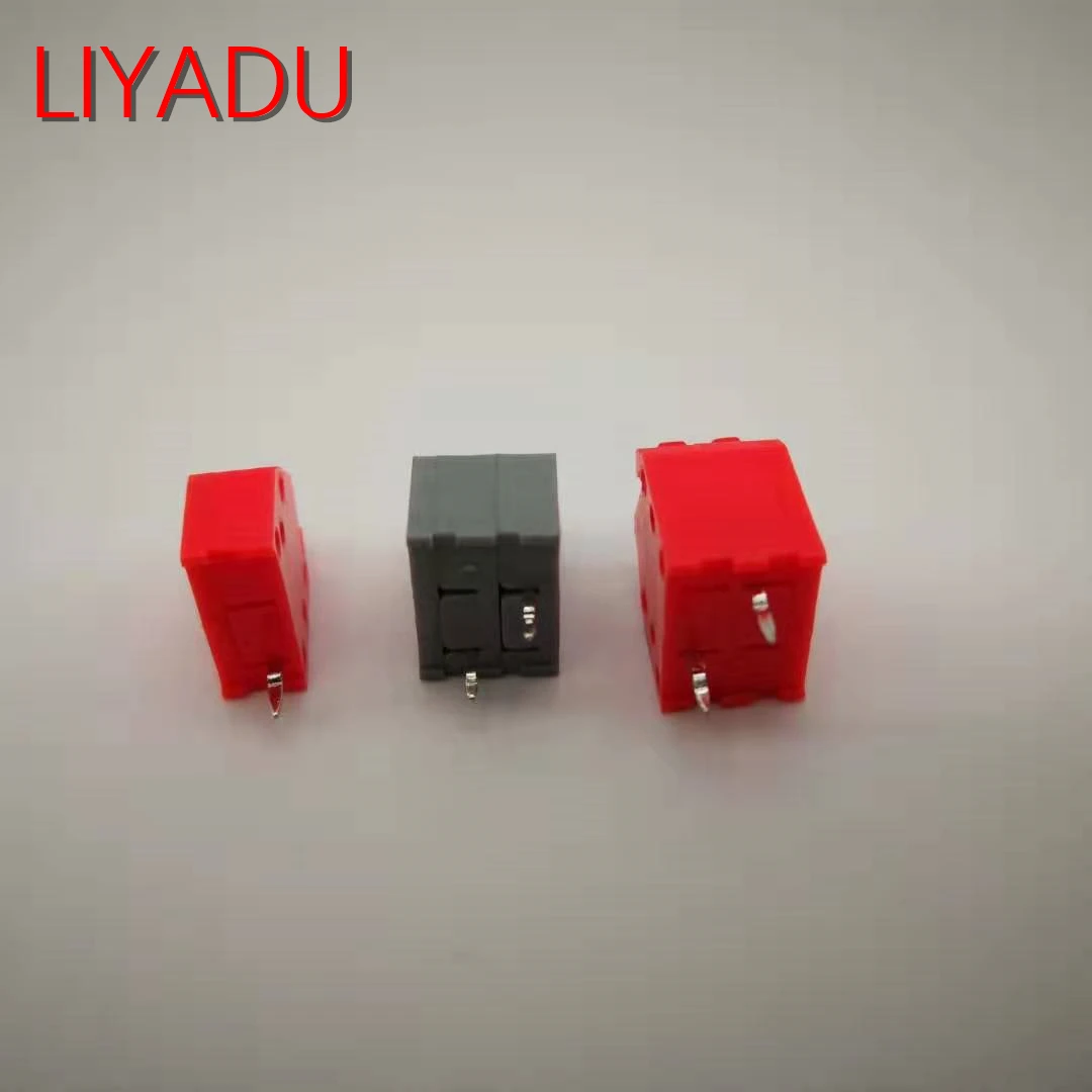 100 шт./лот KF250-2P KF250-1P быстрое соединение пружинный Тип PCB Соединительный терминал 3,5 мм расстояние