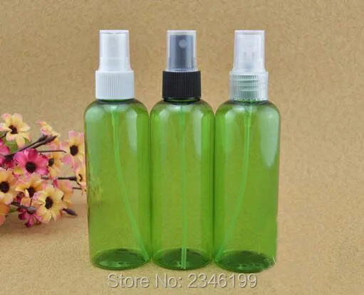 

100ML Green Color Cosmetic Toner Packing Bottle with Plastic Sprayer, Big Volume Cosmetic Atomizer Container, 30pcs/lot