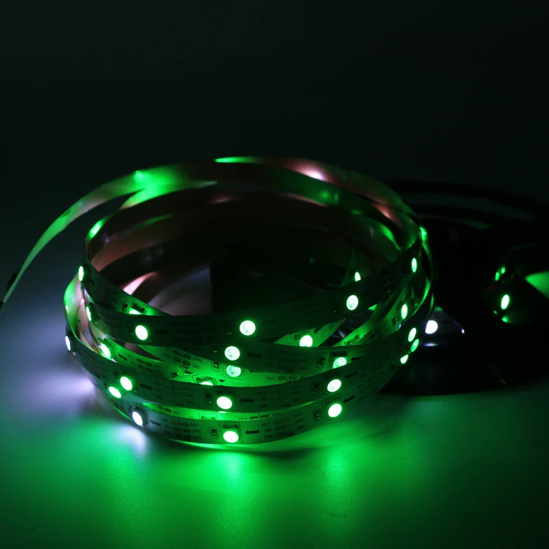 Светодиодная лента 5 в USB ws2812b ws2812 IC RGB Chase Effect tape Смещенный светильник s пульт дистанционного управления ТВ светильник 5050 HD ТВ монитор ПК лампа для домашнего кинотеатра