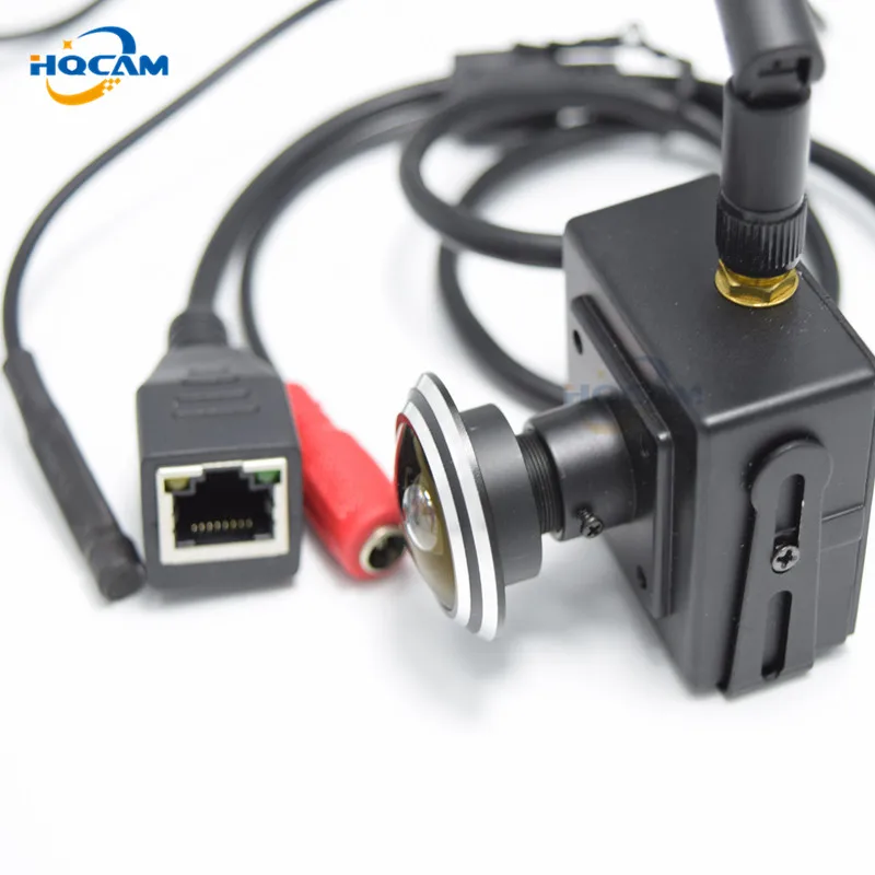 HQCAM 720P широкоугольная камера 1 78 мм с объективом рыбий глаз аудио Wi Fi ip 0 МП