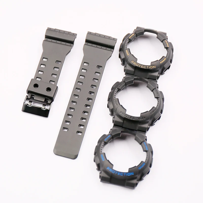 

Ремешок резиновый для Casio G-SHOCK GA/GD/GLS-100 110 120, мужской или женский спортивный водонепроницаемый браслет, аксессуары для часов