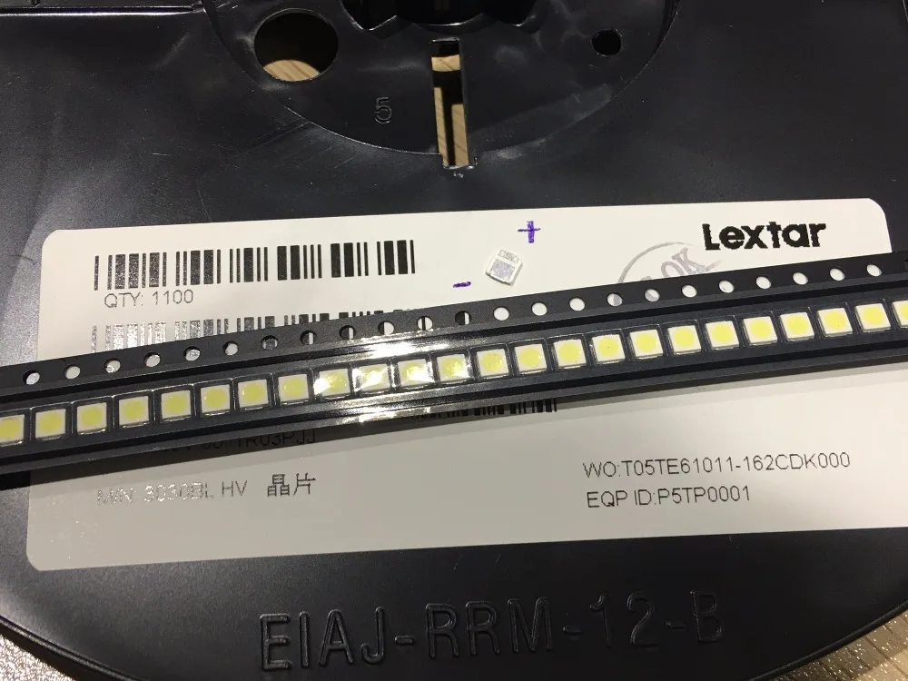 

TT FOR Lextar LED Backlight High Power LED 1.8W 3030 6V Cool white 150-187LM PT30W45 V1 For LED LCD Backlight TV Application
