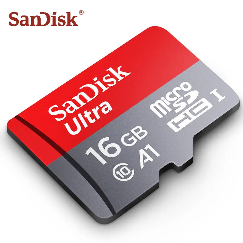 Оригинальная карта памяти SanDisk Micro SD Class 10 объемом 16 ГБ, 32 ГБ, 64 ГБ, 128 ГБ MicroSD Max 98M/s Uitra TF C4 8G память на карте.