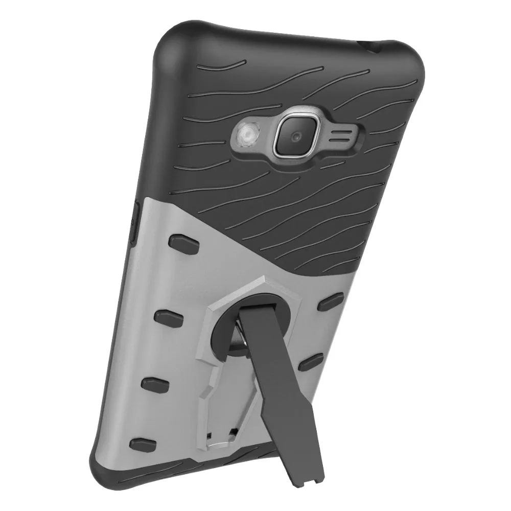 Двухслойный жесткий бронированный чехол с поворотной подставкой противоударный