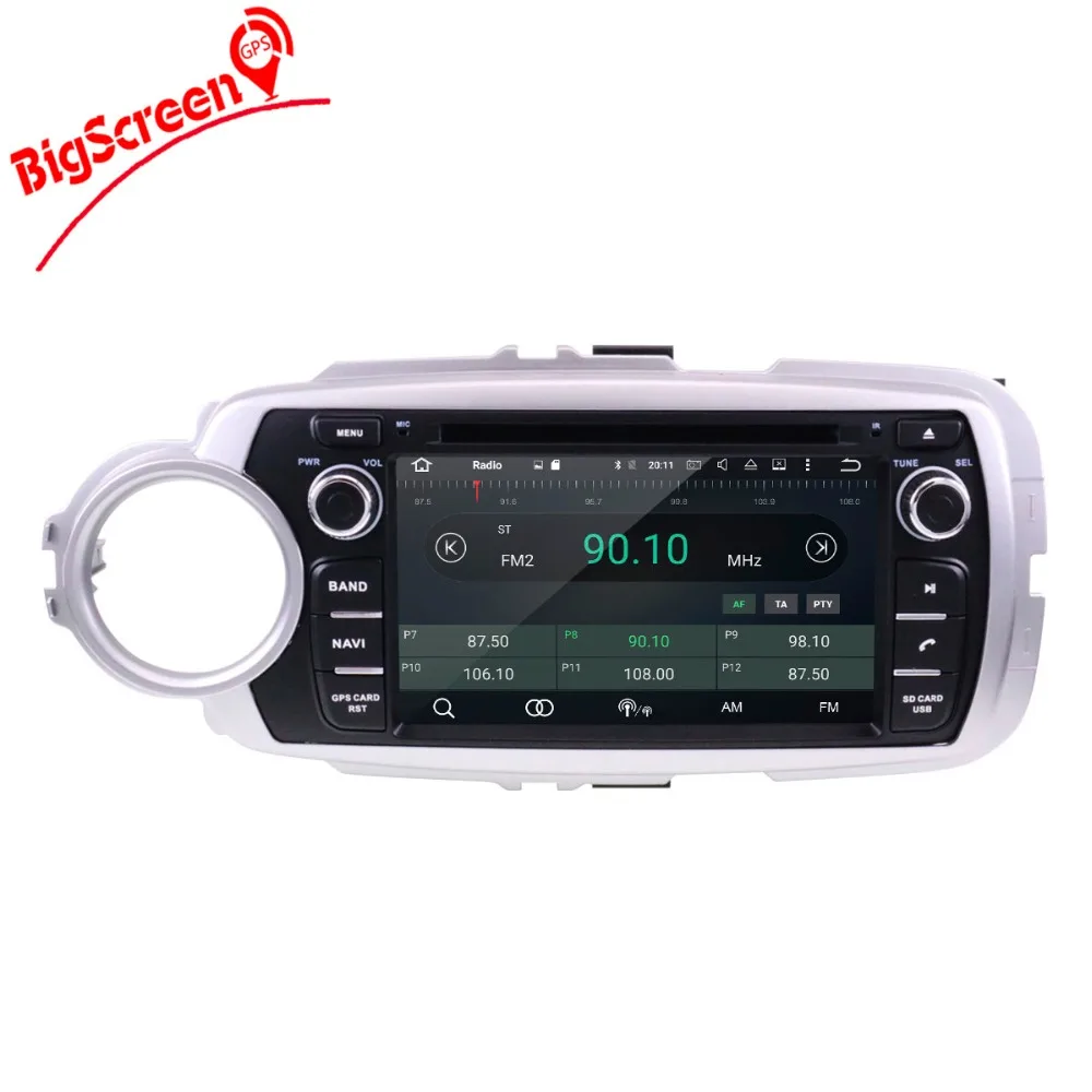 Android9.0 Системы Octa 8 Core dvd плеер для автомобиля GPS навигации Toyota Yaris 2012 2015 мультимедиа
