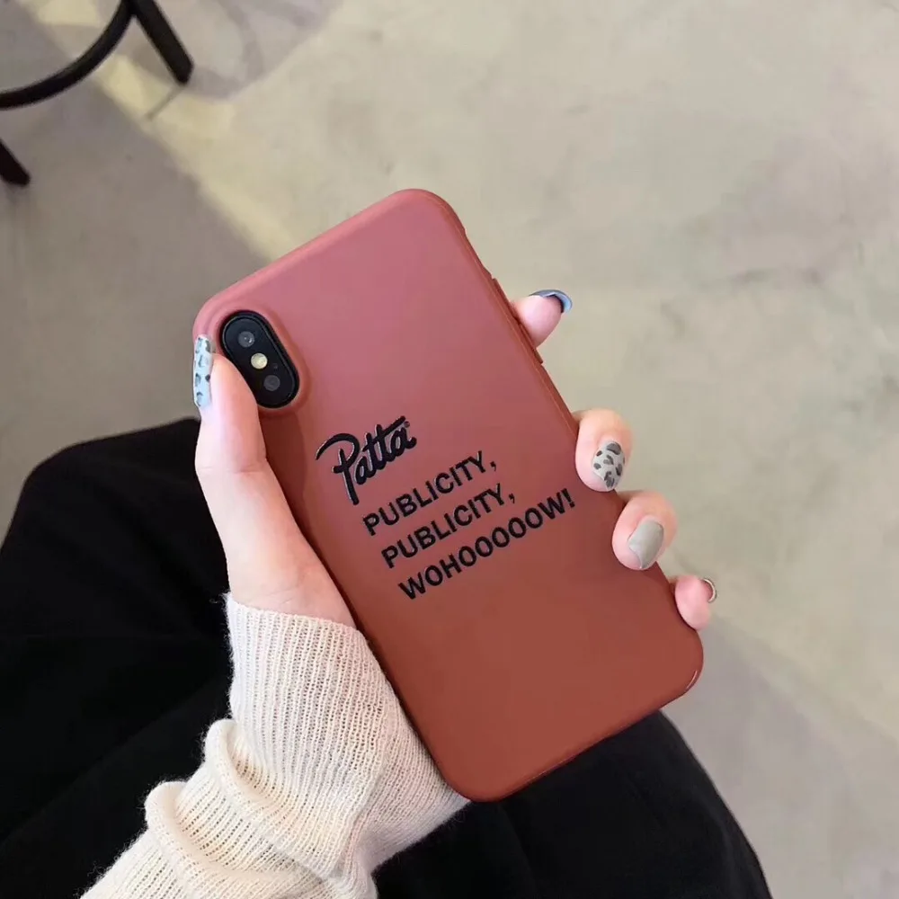 Tide модный голландский бренд Patta Мягкий силиконовый чехол для телефона iphone 6 6plus 7