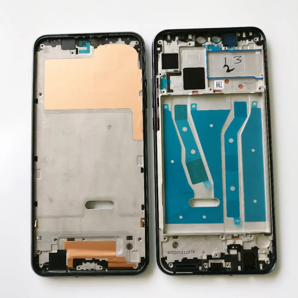 Оригинальная передняя панель корпуса для Huawei Y9 2019/Enjoy 9 plus ЖК дисплей лицевая