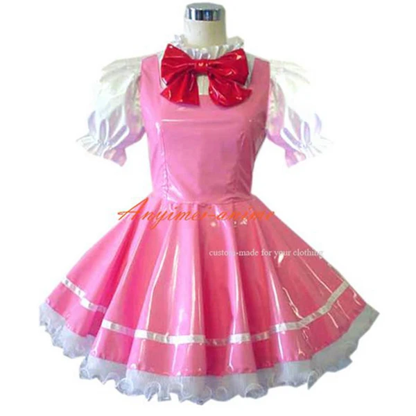 Горничная Сисси Cardcaptor Sakura Kinomoto Pvc платье Косплей Костюм на заказ [CK945]| |