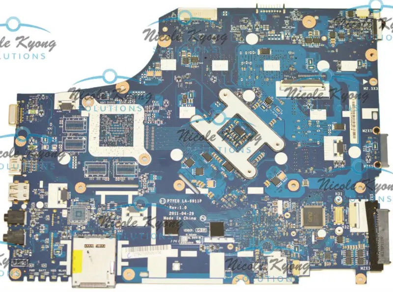 P7YE0 LA-6911P MBRN 802001 MBV3P02001 MBRCX02002 MBRB 102001 MBRCW02002 MBBVV02001 DDR3 для Aspire 7750G NV77 Packard Bell LS11HR