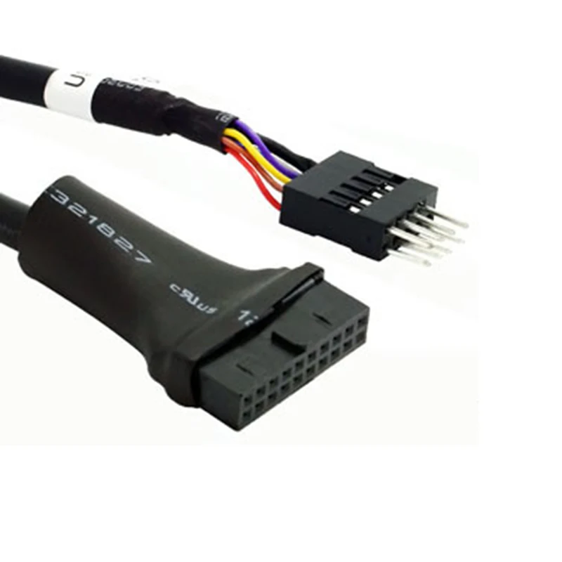 USB 2 0 9 штыревой разъем типа папа для материнской платы 3 20pin корпус гнездовой