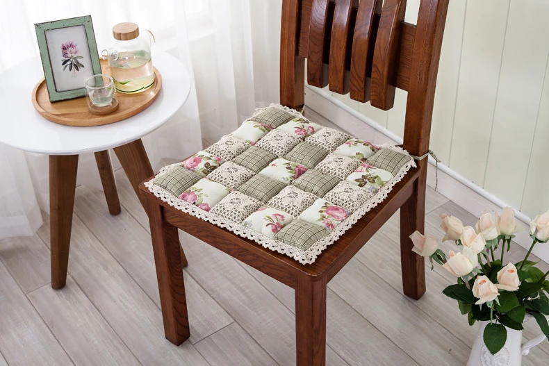 Подушки для стула Pathwork, 9 цветов, для взрослых, студентов, 42*42 см/50*50 см, кружевные подушки для сидения, коврик для кухни, обеденного стула, подушки, подушка, 1 шт