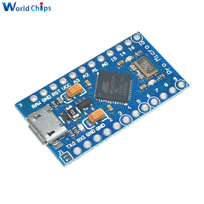 5 шт. USB ATmega32U4 Pro Micro в 16 МГц модуль для Arduino ATMega 32U4 контроллер reзамена Mini с Pins|usb
