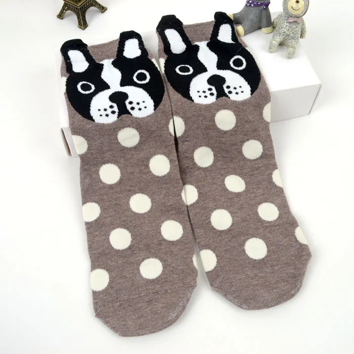 Носки женские короткие забавные милые аниме носки с милой собакой в стиле