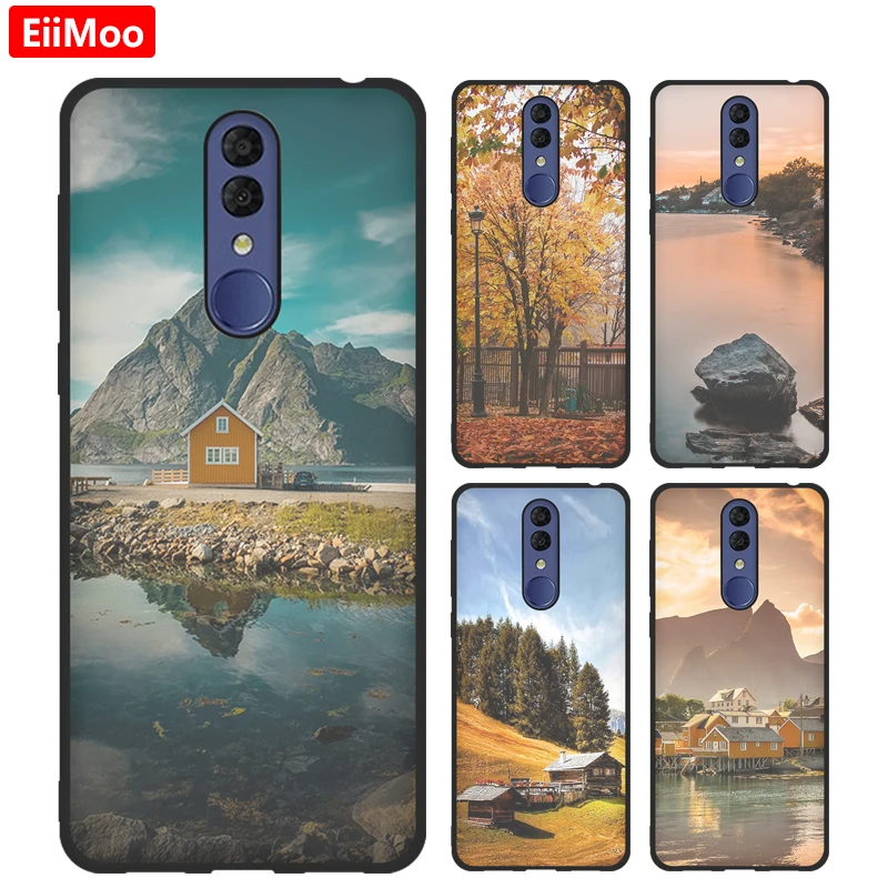 EiiMoo окрашенный чехол s для Alcatel 3 2019 силиконовый 5053 задняя крышка 5053Y 5053D 5053K Fundas Coque |