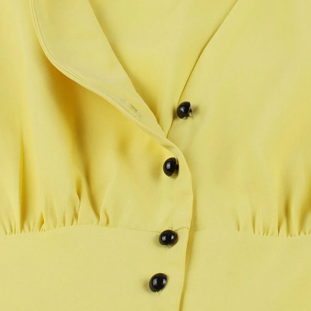 Женское платье без рукавов FREE страуса желтое винтажное вечернее с треугольным