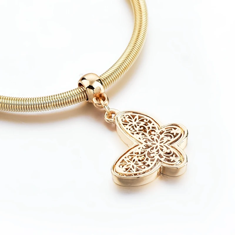 TOUCHEART Fashion Gold Butterfly Charm Bracelets &amp Bangle For Women Luxury Brand Retro Crystal Jewelry Making Bracelet SBR170037 |