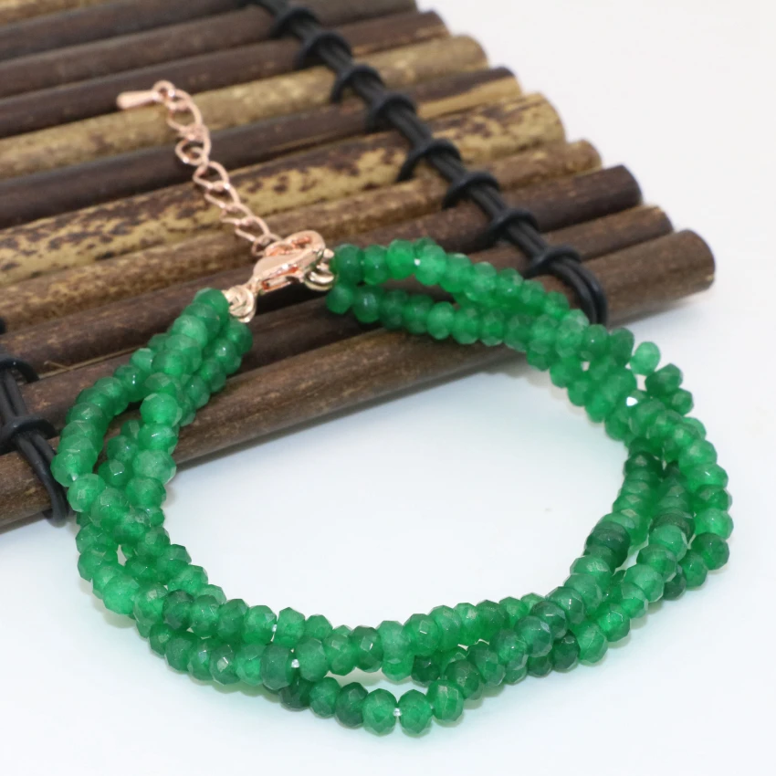 Богемия 8 цветов Многослойные браслеты женщины натуральный камень нефриты