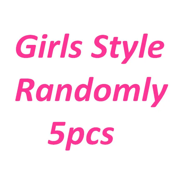 Girls 5 шт./партия, хлопок, детский комбинезон детская одежда, детские комбинезоны, детское нижнее белье с длинными рукавами пижамы для мальчиков и девочек - Цвет: Girls