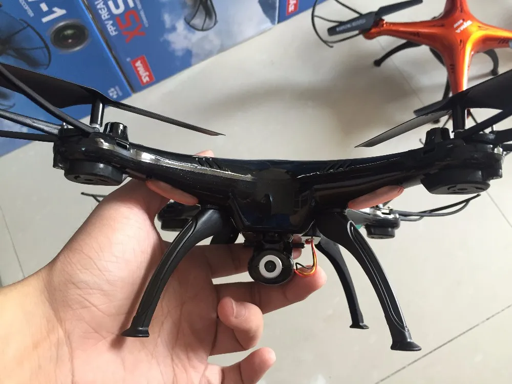 SYMA X5SW 1 с камерой 2 Мп WIFI FPV RC Квадрокоптер 4 ГГц 4CH 6 осевой гироскоп вертолет