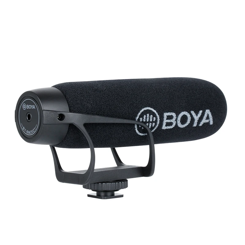 BOYA BY-BM2021 кардиоидный микрофон на камеру для DSLR Nikon Canon видеокамера телефон микрофон с 3,5 мм TRS TRRS кабель адаптер