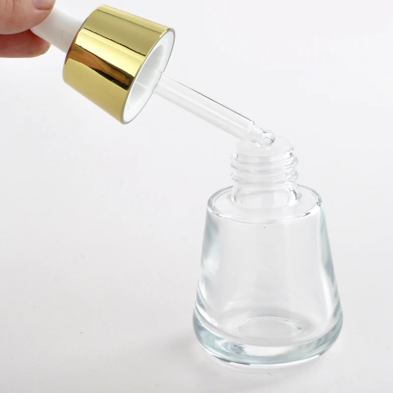 Прозрачный стеклянный флакон для духов 30 мл с капельницей новый стиль|oil bottle