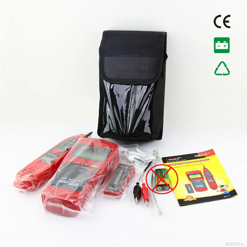 Высокое качество NOYAFA NF-8208 RJ45 сетевой Кабельный тестер Ethernet Кабельный тестер сетевой трекер сетевой тестер