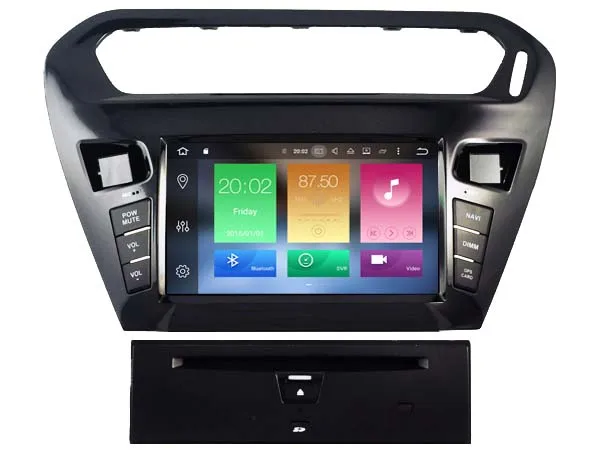 4G RAM Восьмиядерный Android 8 0 Автомобильный DVD плеер для CITROEN ELYSEE/PEUGEOT 301 автомобильный